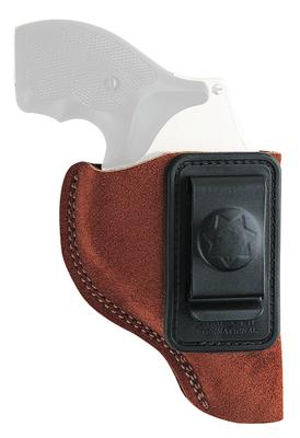 Model 6 Waistband Holster For Two Inch Barrel Revolvers Rust Suede Right Hand
