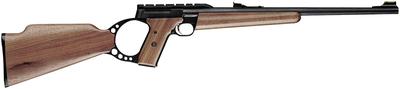 Buck Mark Sporter .22 Long Rifle 18 Inch Tapered Barrel Matte Blue Finish Walnut Stock Oil Finish Fiber Optic Sights 10 Round