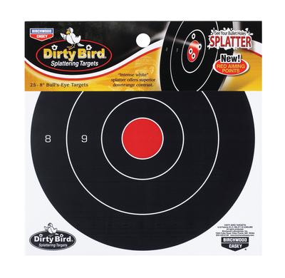 Dirty Bird Splattering Targets 8 Inch Bullseye Package of 200