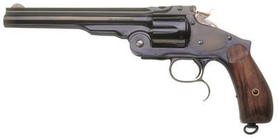 Model 3 Russian .45 Long Colt 6.5 Inch Standard Blued Barrel Two Piece Walnut Grip