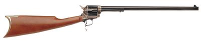 Revolving Carbine .45 Long Colt 18 Inch Barrel Blue Finish Case Hardened Receiver Finish One-Piece Walnut Stock