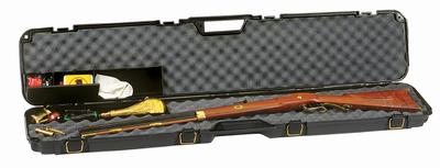 Field Locker Aggressor Single Rifle/Shotgun Case With Storage Compartment Black 53.5x10 Inch