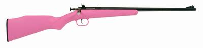Model 220 Youth With Lock .22 Long Rifle 16.125 Inch Barrel Blue Finish Pink Synthetic Stock