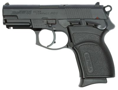 Thunder Pro Ultra Compact .45ACP 3.6 Inch Barrel Matte Black Finish Black Polymer Grips 7 Rounds