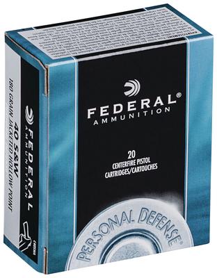 Personal Defense .40 S&W 180 Grain Jacketed Hollow Point