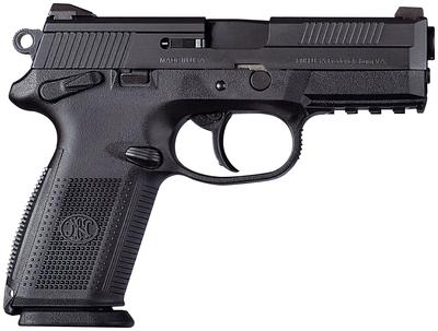 FNX-40 Double Action/Single Action .40 Smith & Wesson 4 Inch Barrel Black Finish Black Slide Combat Sights 14 Round