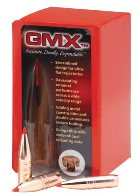 Gliding Metal Expanding Rifle Bullet .277 Diameter 130 Grain Boattail