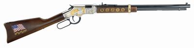 Golden Boy Military Service Edition .22 Long/Rifle Long/Short 20 Inch Barrel Blue Finish American Walnut Stock Scrollwork and Engraving