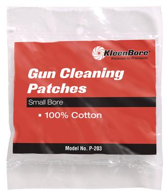 100% Cotton Cleaning Patches Big Bore 25 Per Package