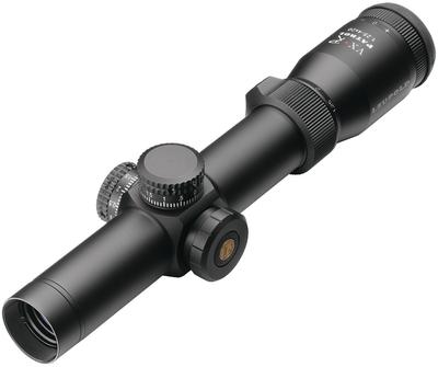 VX-R Patrol Riflescope 1.25-4x20mm Illuminated FireDot SPR Retical Matte Black 30mm