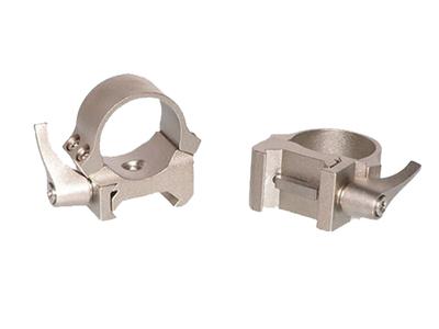 1 Inch Quick Release Rings Low Silver