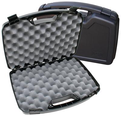 Model 809 Snap Latch Handgun Case Black Holds Two 8 Inch Barrel Handguns