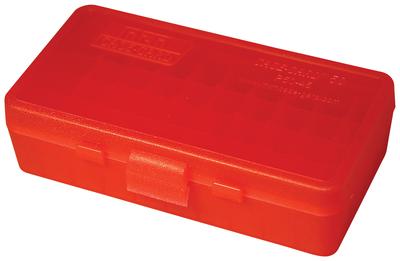 P50 Fliptop Box Handgun .38-.357 Magnum Clear Red