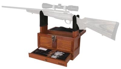 25 Piece Universal Cleaning Kit in Aged Oak Wooden Box