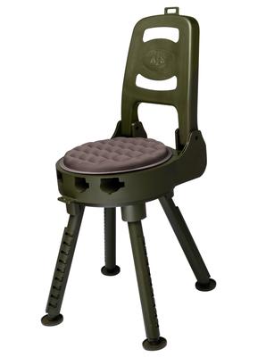 The Stag Swivel Hunting Stool With Back Rest