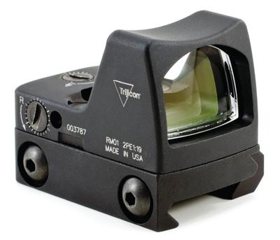 RMR Ruggedized Miniature Reflex Sight 3.25 MOA Red Dot Reticle With RM33 Low Picatinny Rail Mount Matte Black