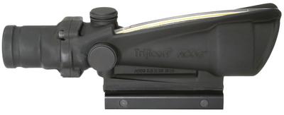 ACOG 3.5x35 Scope Illuminated Amber Crosshair .308 Ballistic Reticle Black