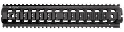 Drop In Battle Rail For M-16A1, A2, A3 and A4 Rifles 12 Inch Black