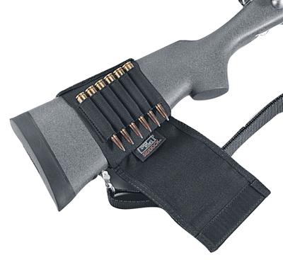Flap Style Butt Stock Rilfe Cartridge Holder