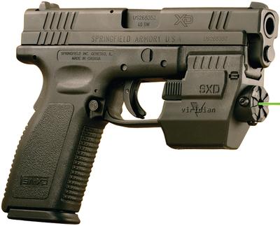 Green Laser for Springfield XD/XDM 4 and 5 Inch (Not Subcompact)