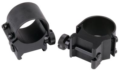 Detachable Top Mount Rings High Black 30mm