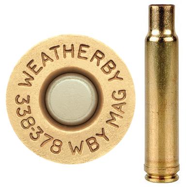 Weatherby Unprimed Brass Cases .338-378 Weatherby Magnum