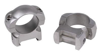 Grand Slam Top Mount Rings 1 Inch High Silver