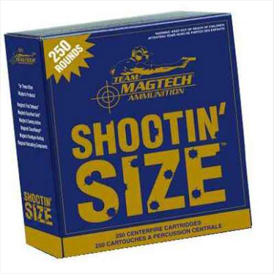 ECH 380ACP 95GR FMJ SHOOTIN SIZE 250CT 4/CS