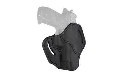 BH2.3 Optic Ready, OWB Belt Holster, Fits Optic Ready Large Frame Railed Pistols, Matte Finish, Stealth Black Leather, Right Hand OR-BH2.3-SBL-R