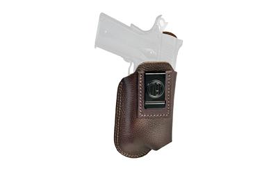 Fair Chase, Inside Waistband Holster, Optics Ready, Light Bearing, Size 4, For Glock 17/19/19x/22/23/22/23/25/26/27/31/32/47/48/48MOS, Dear Hide, Leather Construction, Brown, Right Hand OR-LB-FCD-4-BRW-R