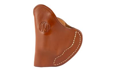 Revolver Holster, Tuckable, Inside Waistband Holster, Size 1, Matte Finish, Leather Construction, Classic Brown, Right Hand RVH-IWB-1T-CBR-R
