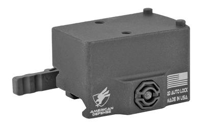 Mount, Fits Trijicon RMR, Quick Release, Co-Witness Height, Black, Titanium Lever AD-RMR-CO-STD-TL