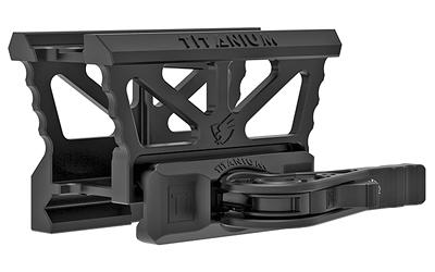 Mount, Fits Aimpoint Micro T-1, Quick Release, Absolute Co-Witness, Black, Titanium AD-T1-CO-Ti