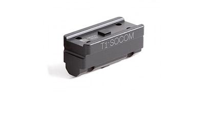 Base Mount, Fits Mini Aimpoint, Fits Picatinny, Socom Height, B2 Base, Black Finish AD-T1-SOCOM