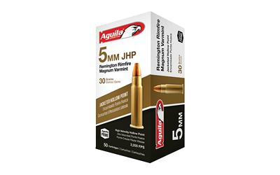Rifle, 5MM RFM (Remington Rimfire Magnum), 30Gr, Jacketed Hollow Point, 50 Round Box 1B222406