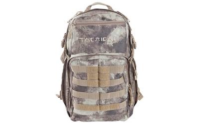 Elite Tactical Backpack, ATACS AU Endura Fabric, Large External Accessory Pocket, MOLLE Web System, Compression Straps, Cool Mesh back, Padded Shoulder Straps, Internal Organizer Compartments, Hydration Compatible, 1700 Cubic Inches 10860