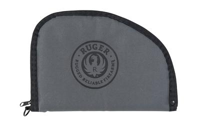 Rugged, Pistol Case, Fullsize, Nylon, Gray 27452