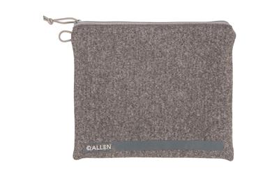 Locking Pistol Pouch, Compact, 9"x11", Fleece, Gray 3629