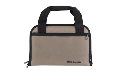 Pistol Tote with Pocket, Nylon, Taupe 3644