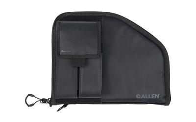 Pistol Case with Mag Pouch, Fullsize, Nylon, Charcoal 79-9