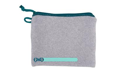 Girls with Guns, Pistol Case, 9", Polyester, Gray and Teal 9074
