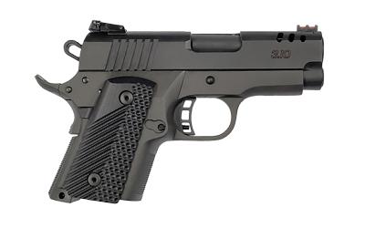 Baby Rock, 1911, Semi-automatic, Metal Frame Pistol, Compact, 9MM, 3.1" Barrel, Parkerized Finish, Black, G10 Grips, Adjustable Sights, 10 Rounds, 1 Magazine 56639