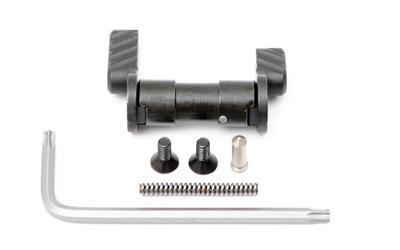 Ambidextrous Safety Selector 2 Lever Kit, Standard and Short Levers, Fits Short Throw Compatible ARReceivers Only, 45 Degree Short Throw, Black Finish, Only Fits Properly Marked and Machined Short Throw Compatible Semi-autom 100-009-866