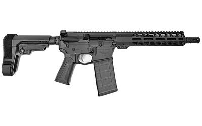 Workhorse Defense Pistol, Semi-automatic,  223 Wylde, 10.5" Barrel, Black Finish, Polymer Grip, 30 Round, Manual Safety, SB Tactical SBA3 Brace WORKHORSE-018