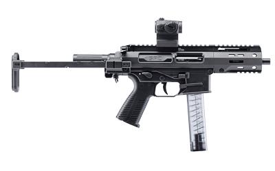 SPC, Semi-automatic Rifle, SBR, 9MM, 9" Barrel, Anodized Finish, Black, Collapsible Stock, Glock Magazine Compatible, 1 Magazine, 33 Rounds BT-500003-SBR-G-TS