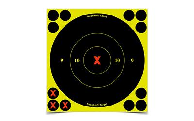 Shoot-N-C Target, Round Bullseye, 6", 100 Targets BC-34585