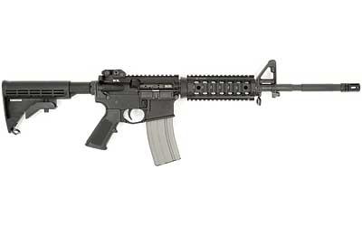 Model 2, Semi-automatic, 223 Rem/556NATO, 16" Barrel, 1:7 Twist, Carbine Length, Black Finish, 6 Position Stock, Troy Folding Sight, 30Rd, BCM Mod4 Charging Handle, Extractor Spring, Troy 7" Drop-In MRF Rail BCM650-133