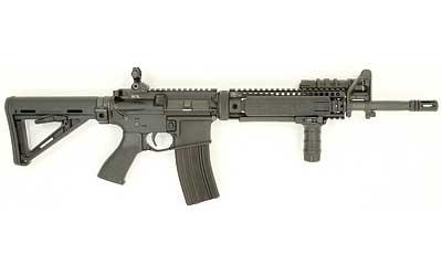 E.A.G. Tactical, Semi-automatic 223 Rem/556NATO, 14.5" Barrel, 1:7 Twist, Mid-length, Black Finish,Magpul MOE Stock, Troy Folding Sight, 30Rd, BCM Mod4 Charging Handle, Extractor Spring, Larue Tac 9" Rail, Surefire G2 LED Flashlight, VTAC Sling 741-EAG-B