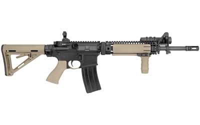 E.A.G. Tactical, Semi-automatic, 223 Rem/556NATO,14.5" Barrel, 1:7 Twist, Mid-length, Desert Tan Finish, Magpul MOE Stock, Troy Folding Sight, 30Rd,BCM Mod4 Charging Handle, Extractor Spring Larue Tac 9" Rail, Surefire G2 LED Flashlight, VTAC Sling 741-E