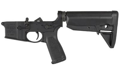 BCM Semi-automatic Complete Lower, AR, 223 Rem/556NATO, Black Finish, BCMGUNFIGHTER Stock Mod 0, Blemish LRG-STK-MOD-0-BLK-COSMO